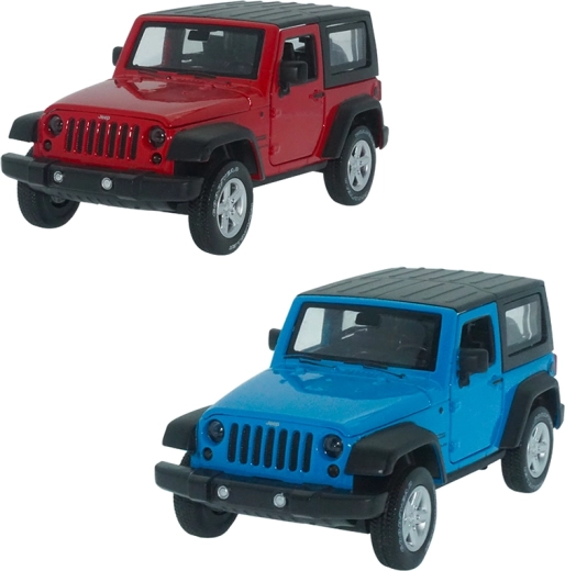 Metalowy model JEEP Wrangler 1:32 ze światłem i dźwiękiem