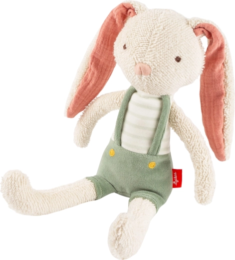 Sigikid pierwszy pluszowy króliczek w zielonych spodenkach 34 cm