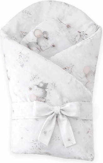 Rożek niemowlęcy New Baby Cute Mouse 80 × 80 cm