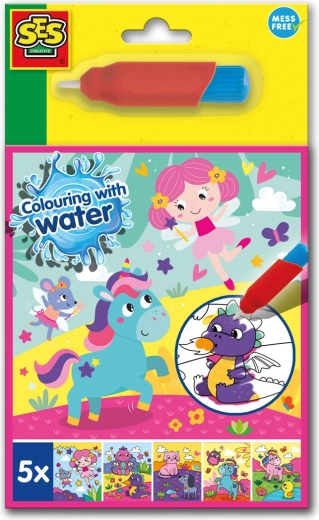 Malowanie wodą – fantastyczne kolorowanki z pędzelkiem