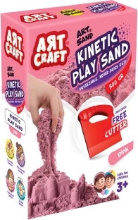 ART CRAFT piasek kinetyczny 500 g – Różowy