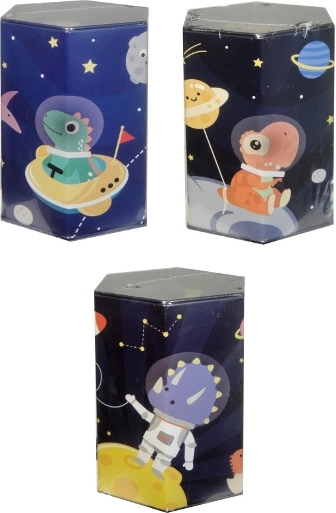 Dziecięca skarbonka z kosmicznym motywem