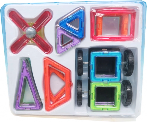 Magnetyczna klockownica dla dzieci – 36 elementów