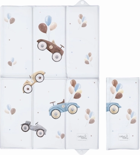 Podróżna mata do przewijania CEBA BABY Retro Cars 40 × 60 cm