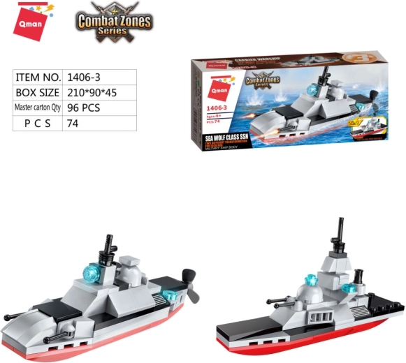 Qman lotniskowiec – okręt podwodny klasy Sea Wolf SSN 2w1