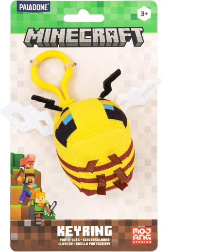 Minecraft pluszowy brelok pszczoła - 1 szt.
