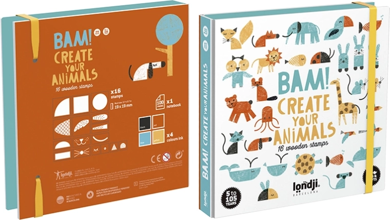 Zestaw stempelków ZOO LONDJI