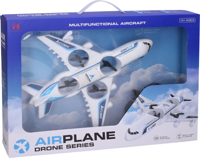 RC dron samolot zdalnie sterowany 2,4 GHz 31 × 28 × 6 cm - 1 sztuka