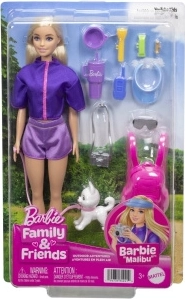 Barbie Malibu podróżniczka z akcesoriami