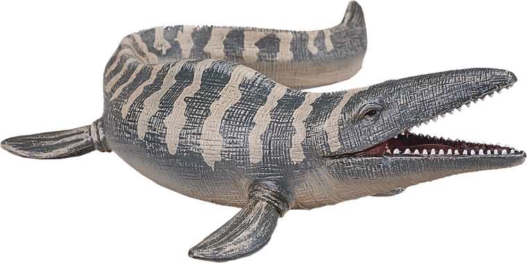 Model prehistorycznego stworzenia morskiego Tylosaurus od Mojo