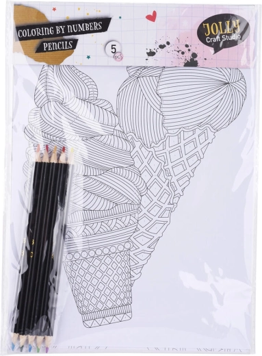 Zestaw kolorowanek A4 z dwustronnymi kredkami