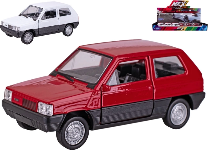 Welly Fiat Panda – metalowy model auta z napędem typu pull-back