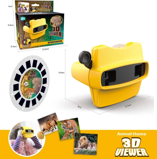 Okulary 3D Safari dla dzieci 13,5 × 8 × 9,6 cm