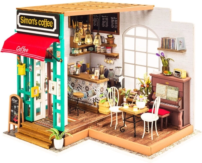 RoboTime miniatura domku – kawiarnia