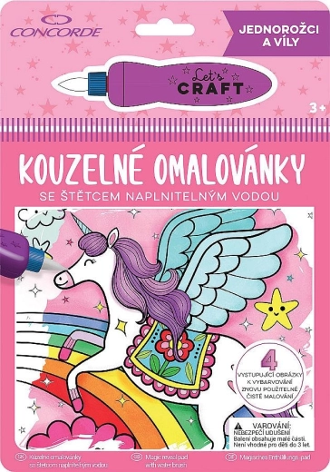Magiczne kolorowanki – jednorożce i wróżki CONCORDE