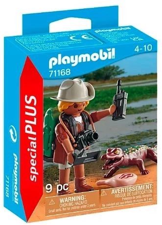 Playmobil Special Plus badacz z młodym kajmanem