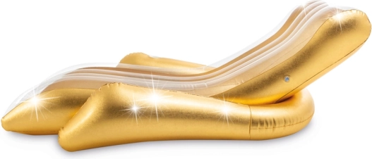 Nadmuchiwana leżanka z brokatem