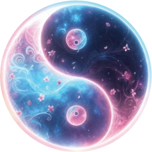 Okrągłe puzzle Jing i jang 570 elementów