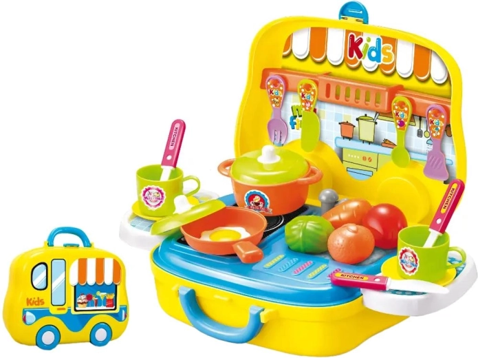 Kuchenka dziecięca w walizce Buddy Toys