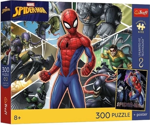 Puzzle dziecięce Premium Plus Kids Spider-Man Ukryty bohater 300 elementów