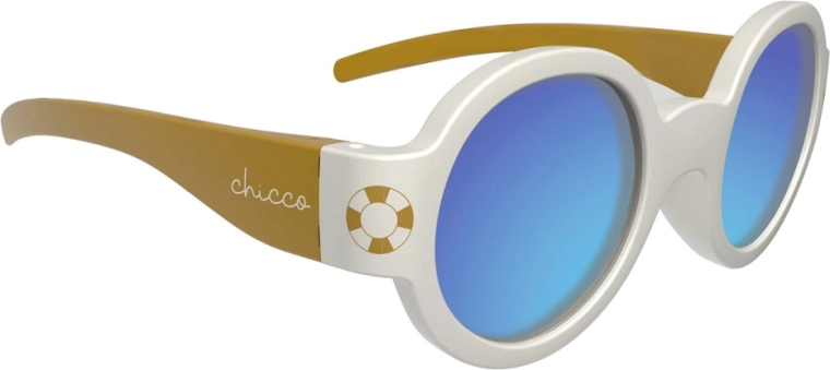 Okulary przeciwsłoneczne dziecięce Chicco Cream Mirror 0m+