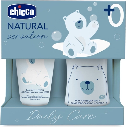 Chicco zestaw upominkowy Natural Sensation Daily Care dla noworodków
