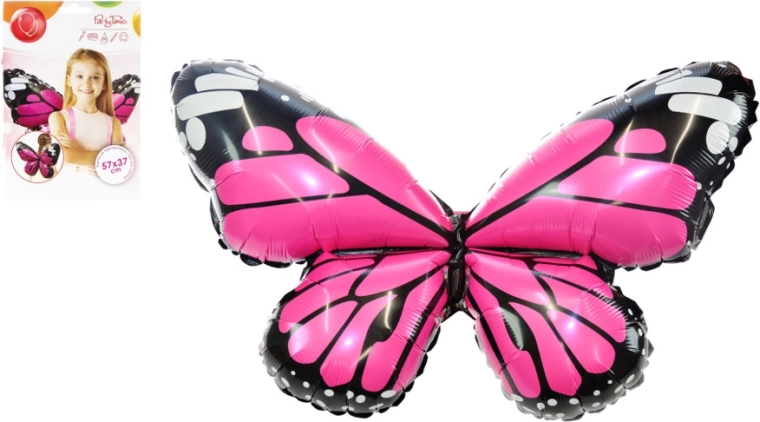Balon foliowy ze szelkami – motyle skrzydła