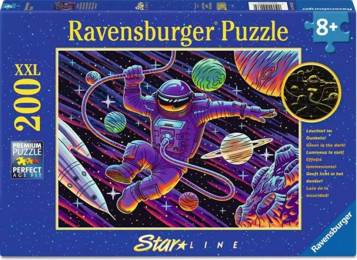 Ravensburger świecące puzzle Wycieczka w kosmos XXL 200 elementów