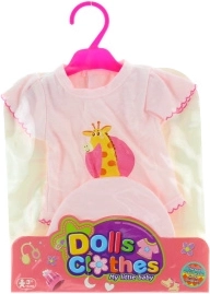 Ubranko dla lalki 36–46 cm – body z czapeczką