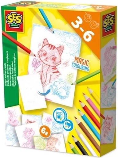 SES Creative Magic Colouring – magiczne kolorowanki z kredkami
