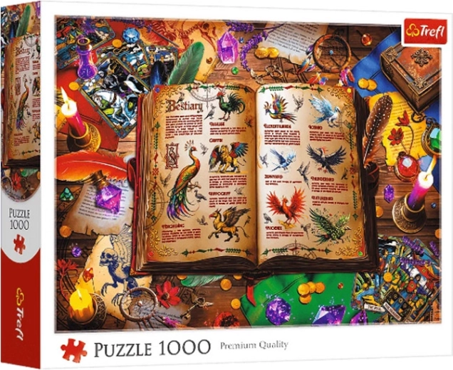 Puzzle Atlas fantastycznych ptaków – 1000 elementów