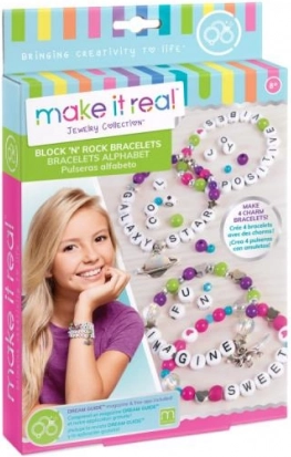 Make It Real bransoletki z literkami