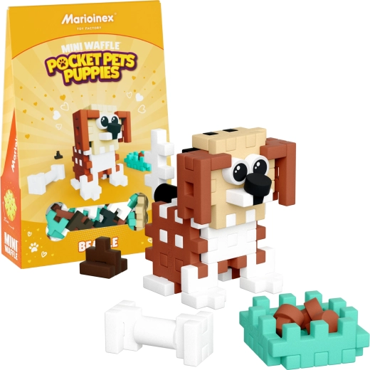 Klocki konstrukcyjne Mini Waffle Pocket Pets – beagle