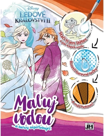Malowanie wodą A4 – Kraina Lodu
