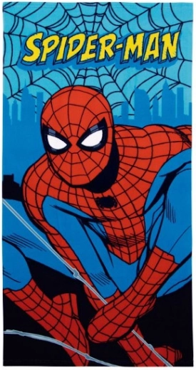 Ręcznik kąpielowy Spider-Man z mikrofibry 70 × 140 cm