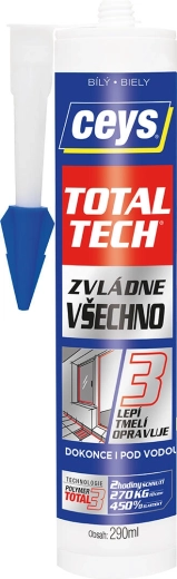Uniwersalny klej i uszczelniacz 290 ml CEYS TOTAL TECH biały