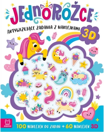Jednorożce – aktywności z 3D naklejkami