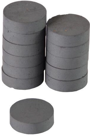 Magnesy 16 mm czarne, zestaw 12 szt.