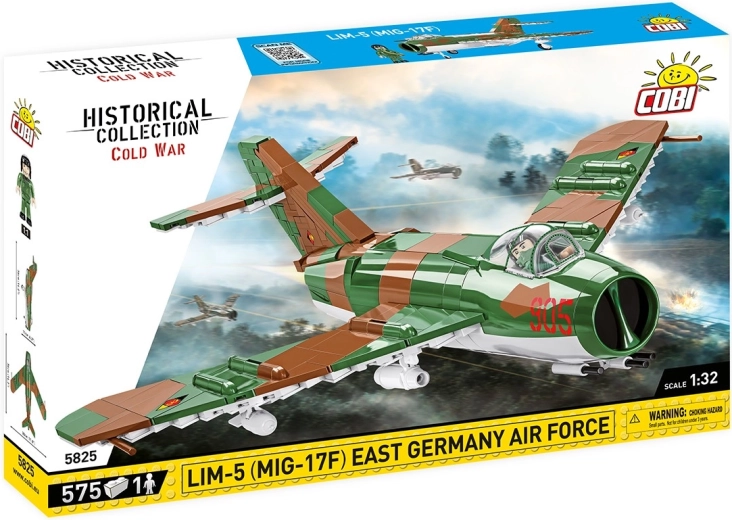 Cobi MiG-17F (LIM-5) samolot wschodnioniemieckiego lotnictwa 1:32