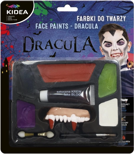 Zestaw farbek do twarzy Dracula Derform