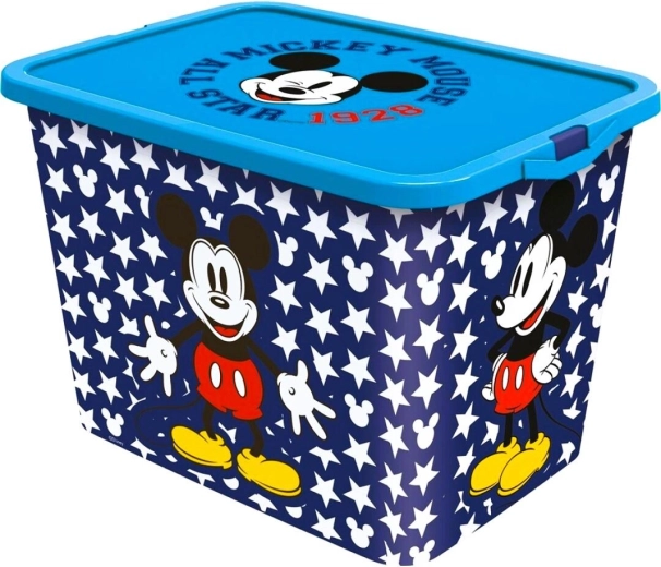 Pojemnik do przechowywania z pokrywką na klipsy Disney Mickey
