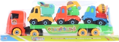 Ciężarówka do skręcania z pojazdami budowlanymi