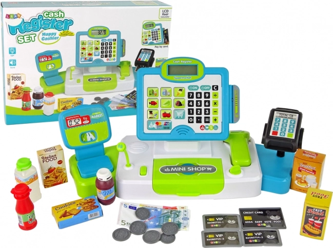 Dziecięca kasa fiskalna z wagą i terminalem