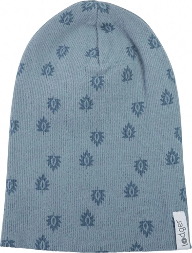 Bawełniana czapka Lodger Beanie Print Rib Ocean 1–2 lata