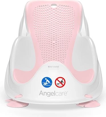 Leżaczek do wanienki Angelcare FIT jasnoróżowy