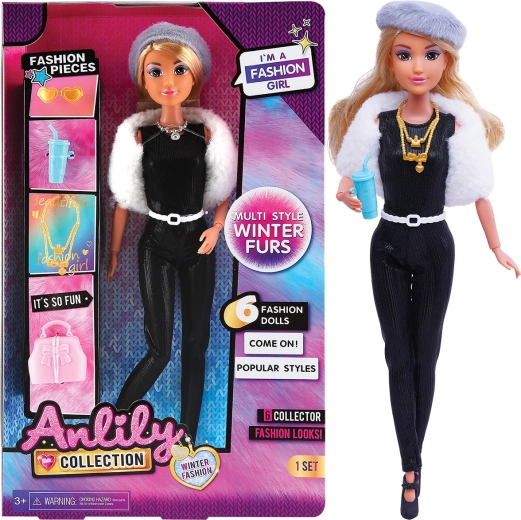 Modna lalka w spodniach