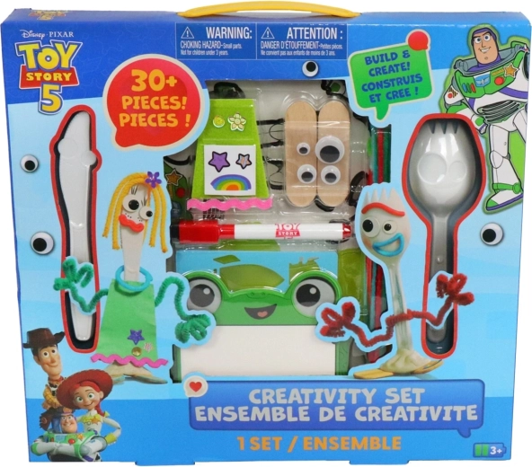 Disney Pixar Toy Story 5 kreatywny zestaw do wykonania figurek Forky i Karen Beverly
