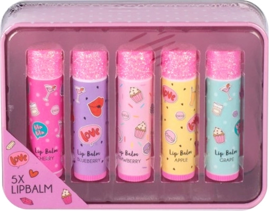 Create It! balsamy do ust w metalowej puszce