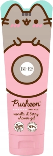 Pusheen The Cat żel pod prysznic i szampon 2w1 o zapachu wanilii i owoców leśnych 240 ml