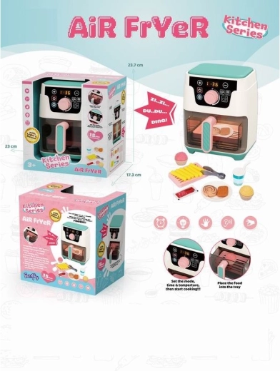 Dziecięca frytkownica beztłuszczowa na baterie (Air Fryer)